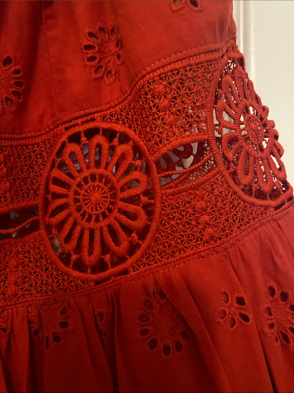 Red Eyelet Sundress - ASOS - Picture 2 of 6